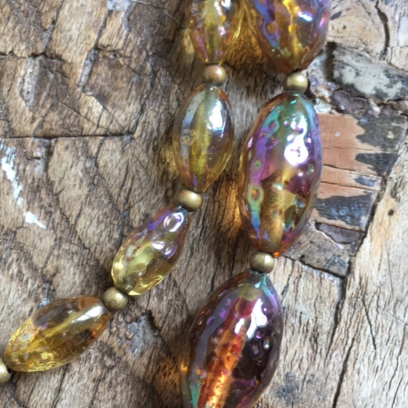 Vintage 1960’s Glass Necklace - Picture 2 of 4